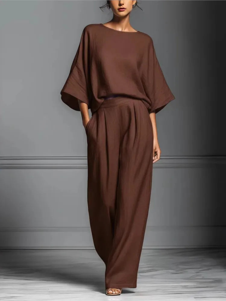 Samara™ | Conjunto Lino 2 Piezas Elegante