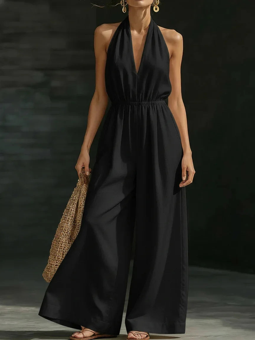 Ariadna™ | Jumpsuit Halter Elegante Fluido