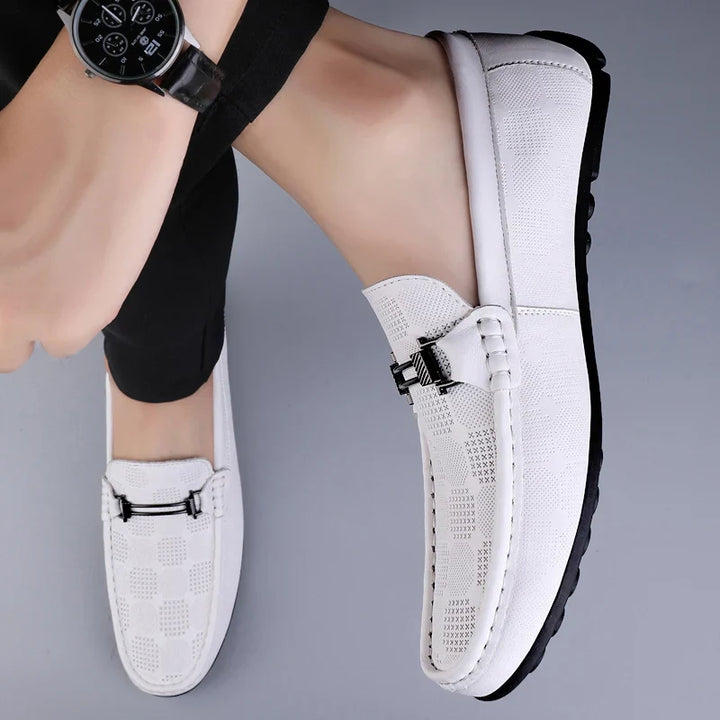 Mocasín Giorgio italiano de cuero genuino