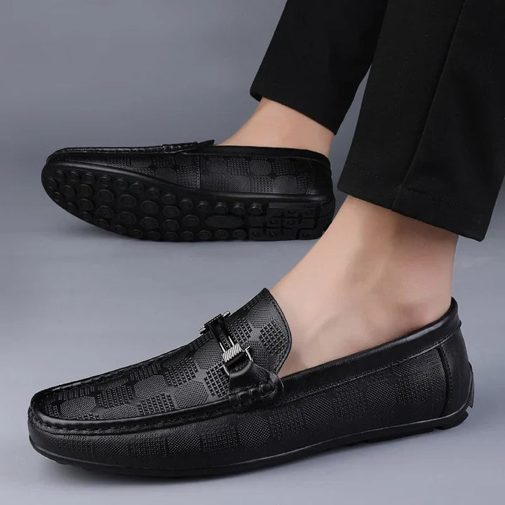 Mocasín Giorgio italiano de cuero genuino
