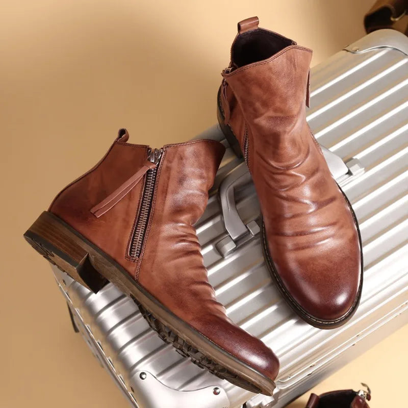 Giorgio™ | Mocasines italianos de cuero genuino