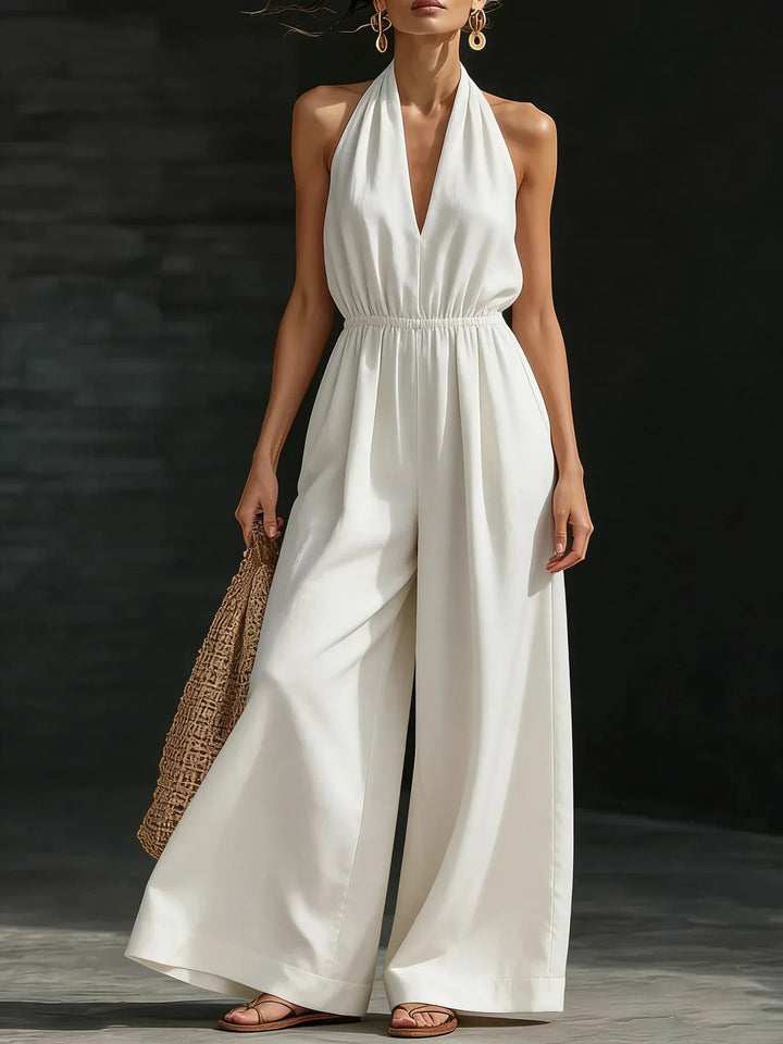Ariadna™ | Jumpsuit Halter Elegante Fluido