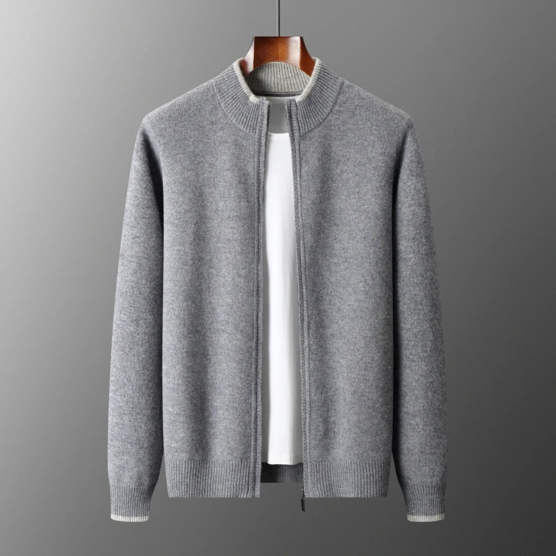 Ricardo™ | Chaqueta de cachemira con cremallera