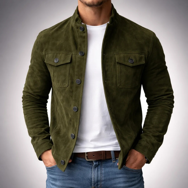 Alberto™ | Chaqueta de ante elegante para hombre