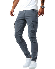 Marino™ | Pantalones cargo elásticos casuales
