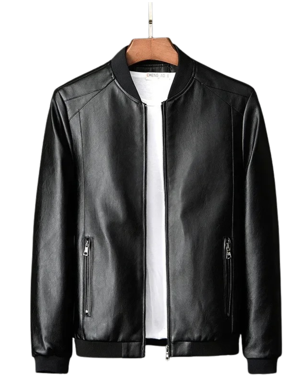 Julián™ | Chaqueta motera de cuero para hombre