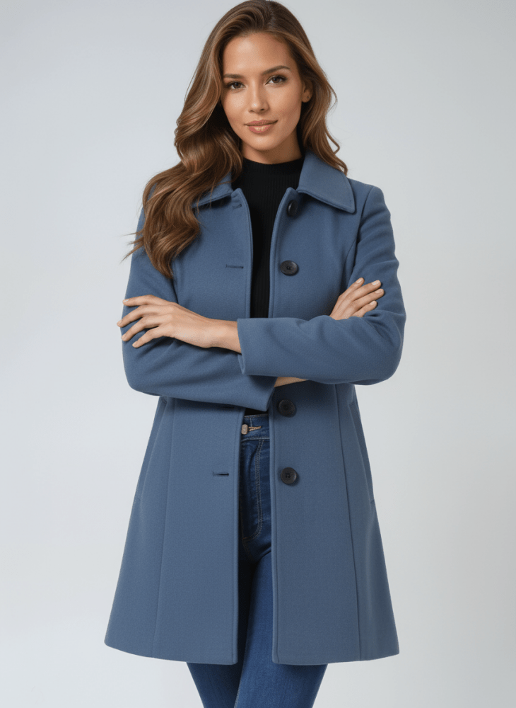 Helena™ | Abrigo de invierno elegante con botón