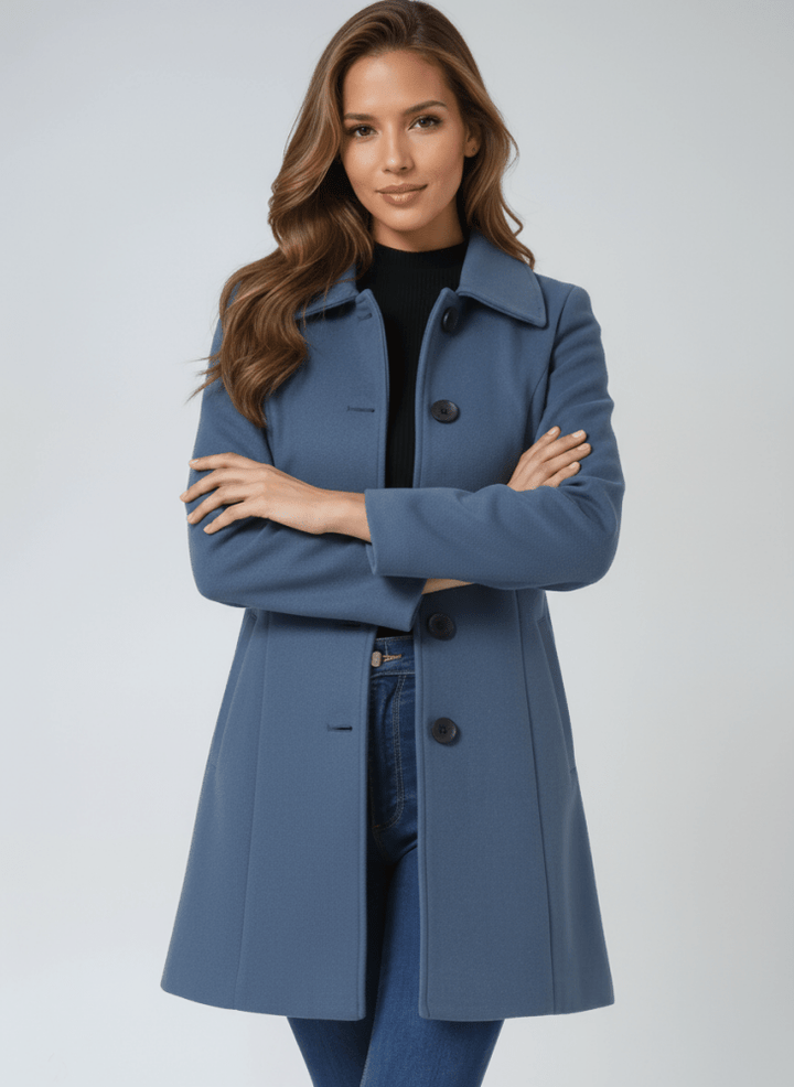 Helena™ | Abrigo de invierno elegante con botón