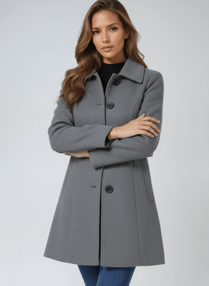 Helena™ | Abrigo de invierno elegante con botón