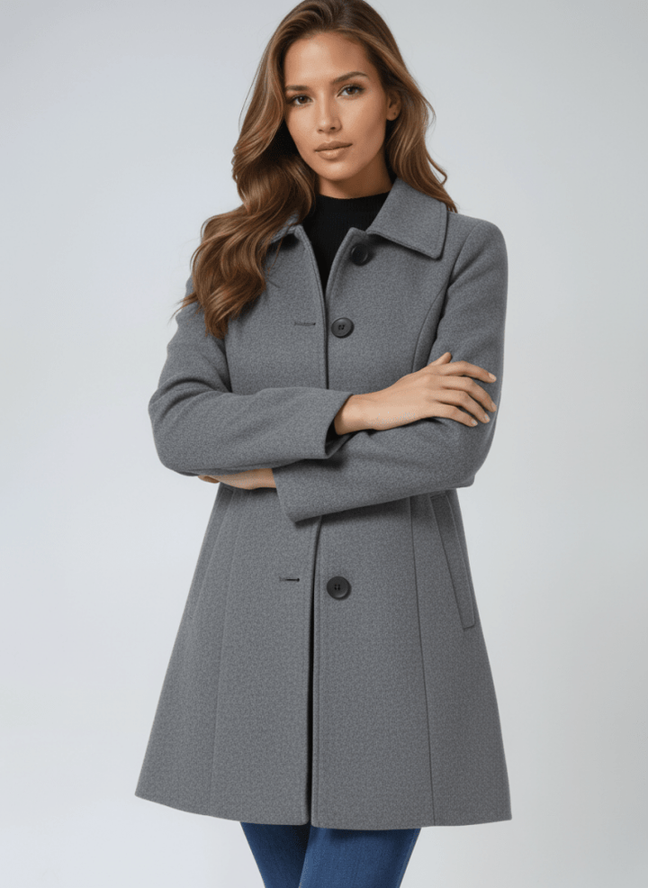 Helena™ | Abrigo de invierno elegante con botón