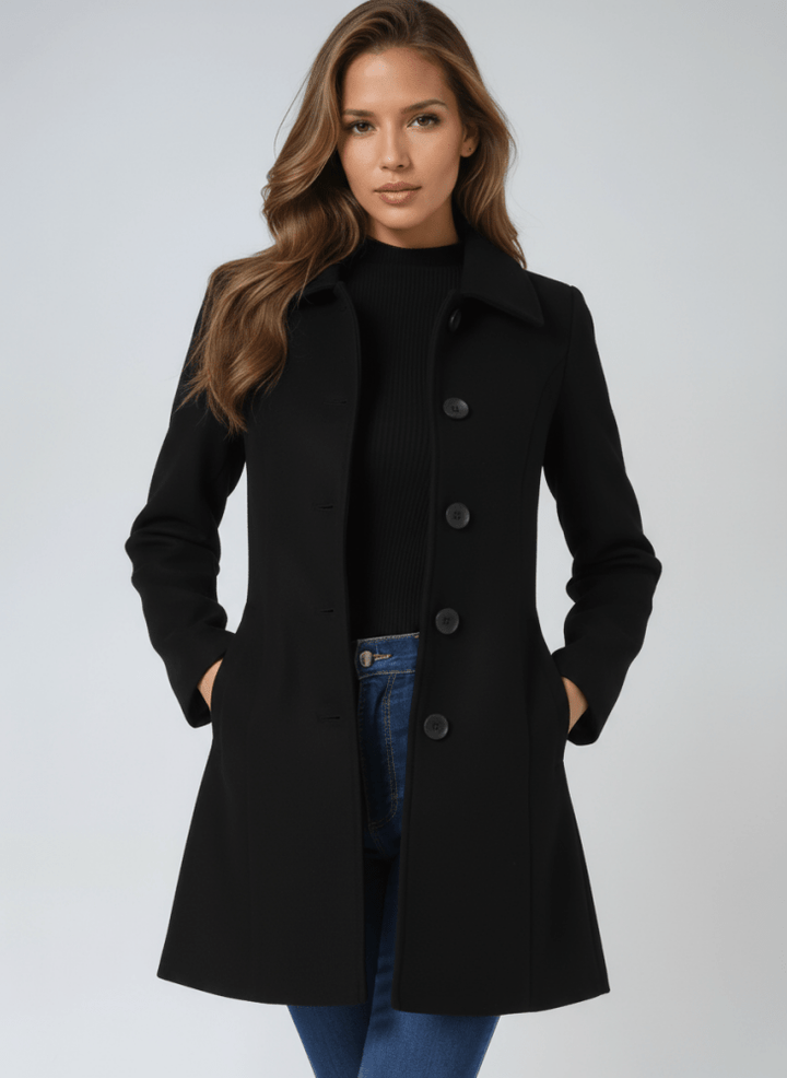 Helena™ | Abrigo de invierno elegante con botón