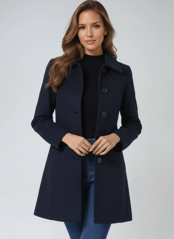 Helena™ | Abrigo de invierno elegante con botón