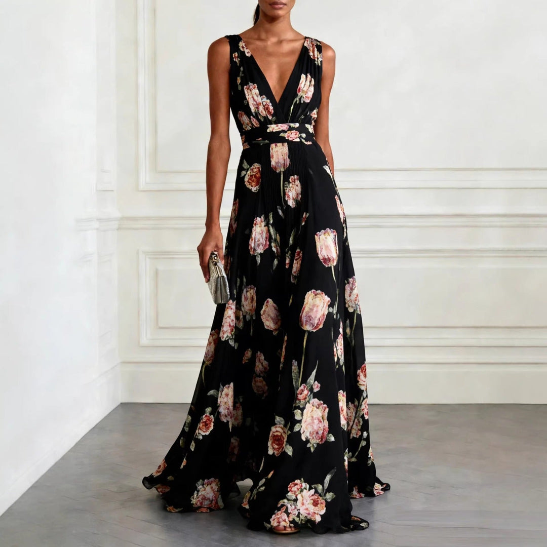 Flora™ | Vestido Maxi Floral