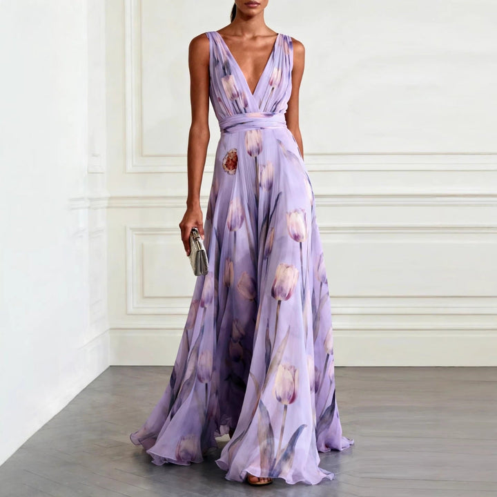Flora™ | Vestido Maxi Floral