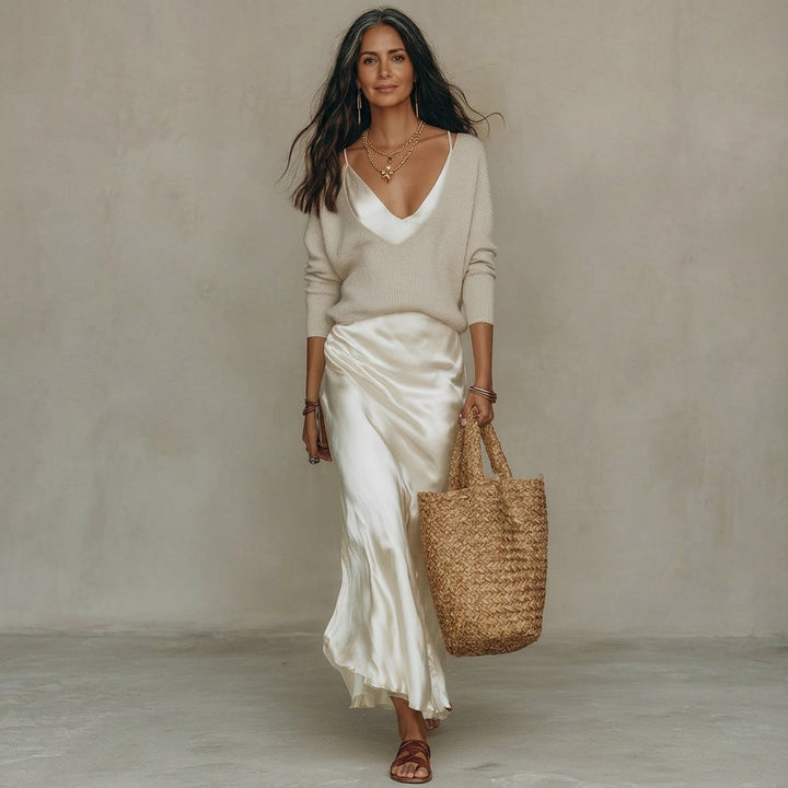 Elena™ | Vestido midi con *JERSEY INCLUIDO*