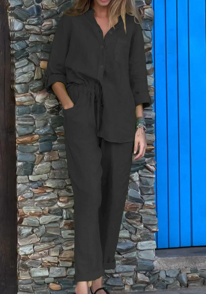 Riviera Ease™ | Conjunto de lino elegante