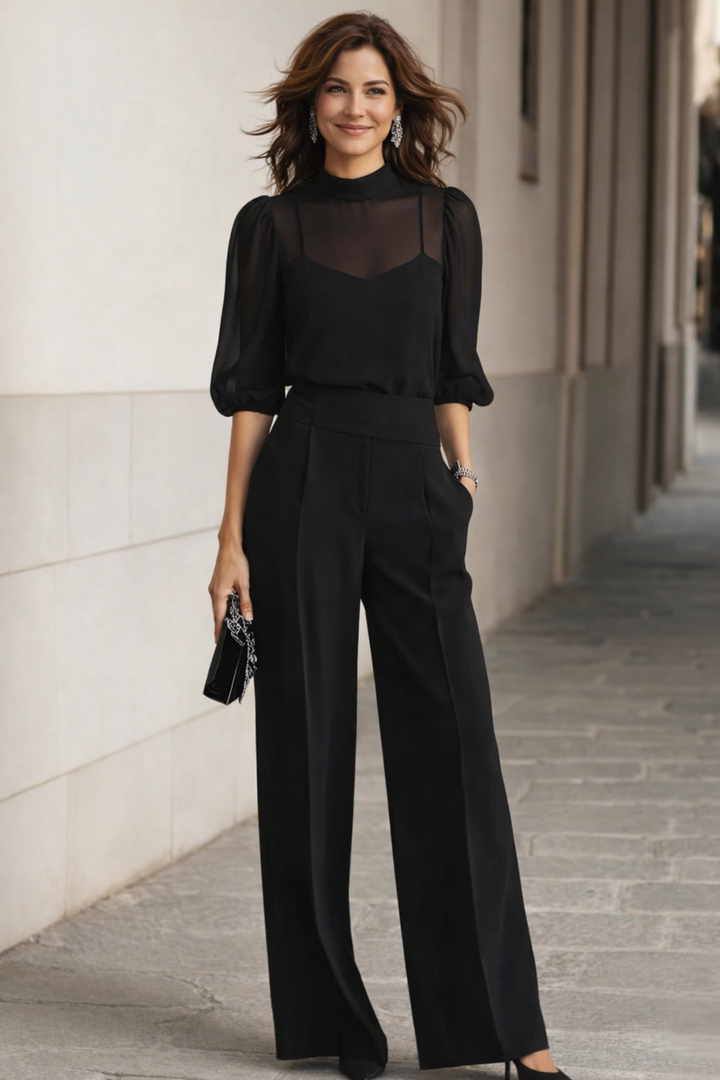 Valery™ | Set Negro Tres Piezas
