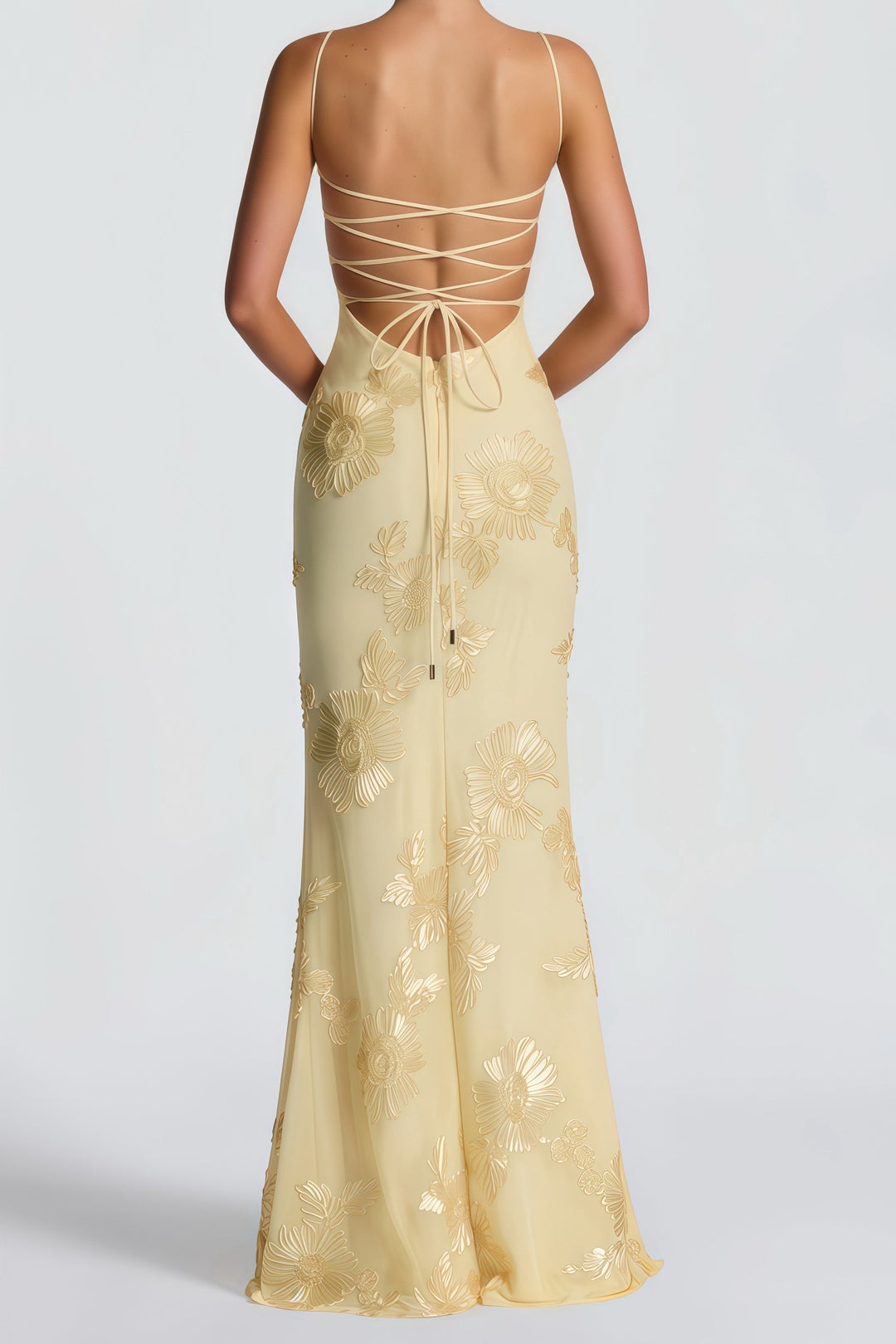 Ximena™ | Vestido corset premium con apliques florales