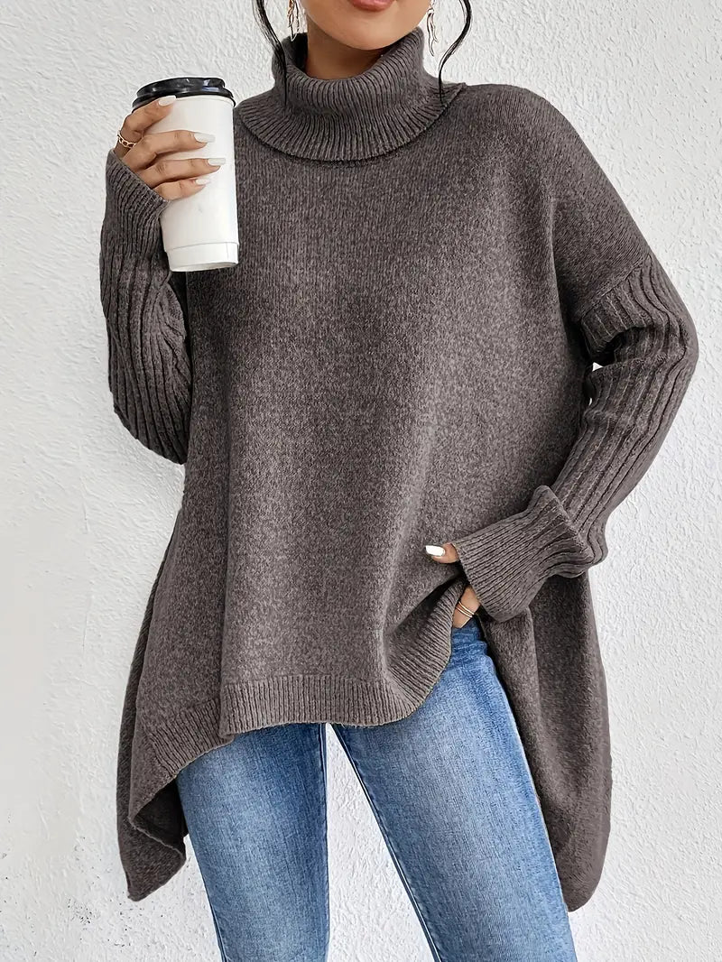 Maxi™ | Jersey de cuello alto oversize