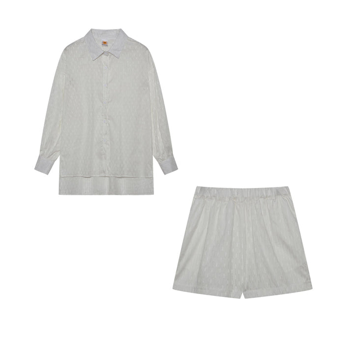 Maude | Conjunto elegante de camisa y pantalones cortos