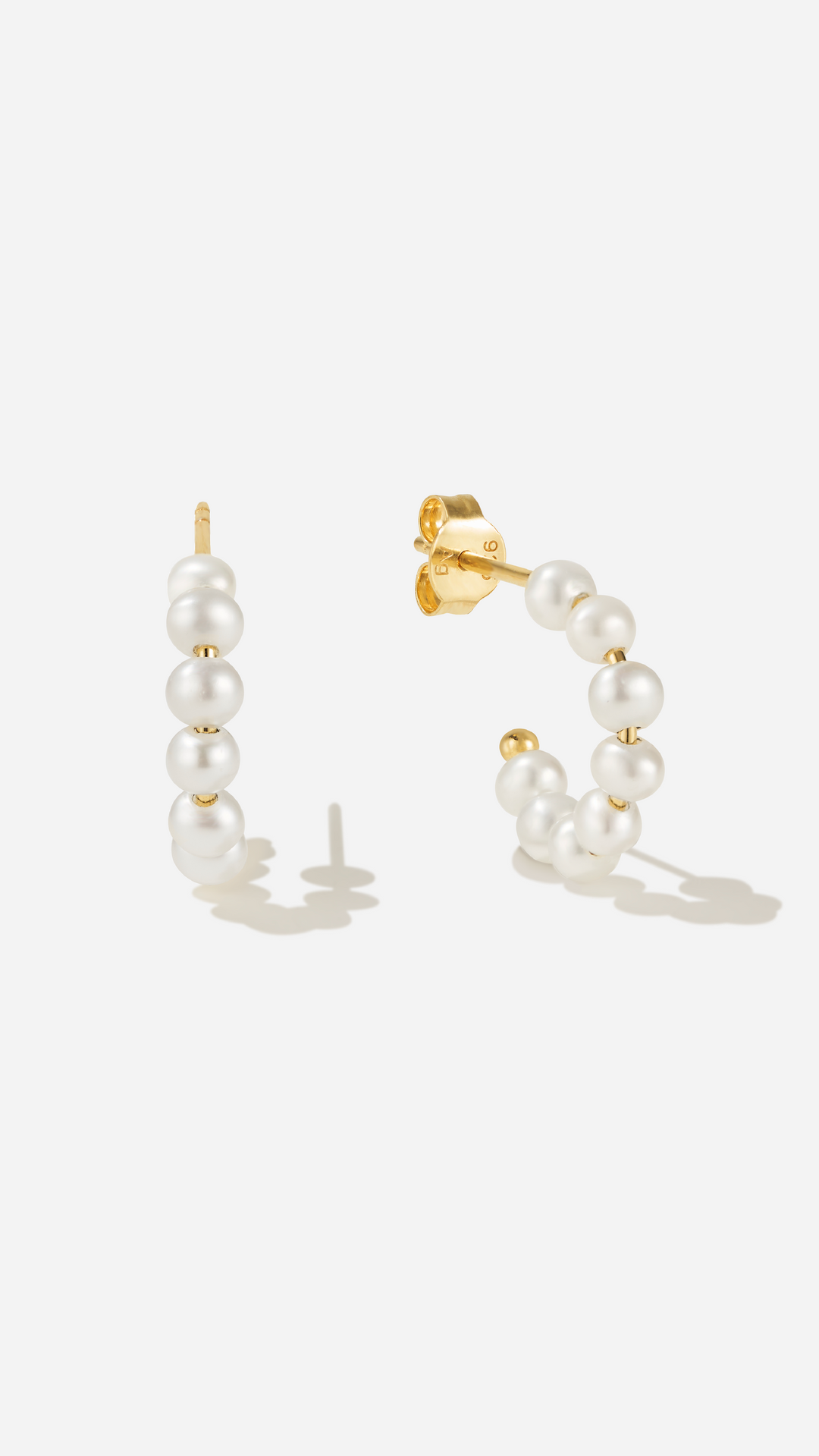 Como Doré™ | Mini aros elegantes bañados en oro