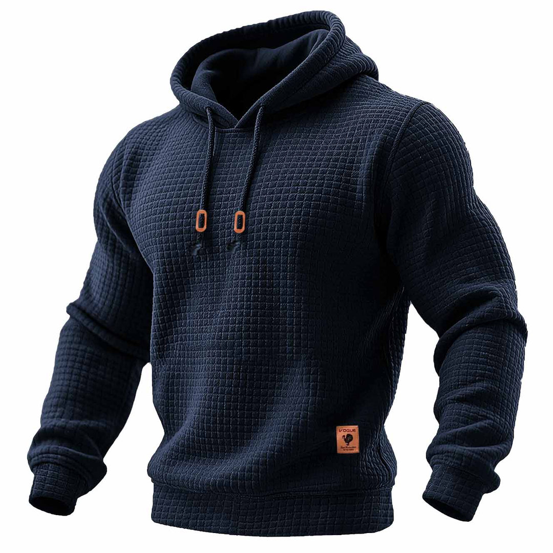 Waffle™ | Sudadera acolchada con capucha de manga larga para exterior