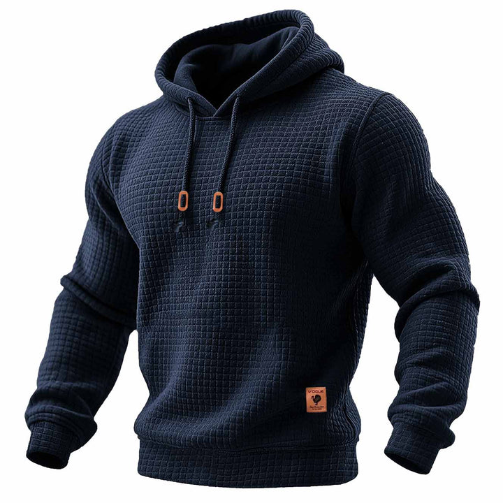 Waffle™ | Sudadera acolchada con capucha de manga larga para exterior