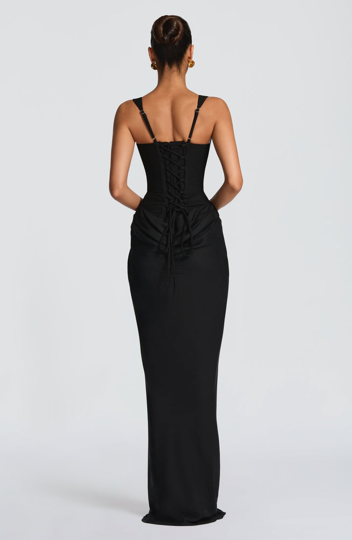 Elisa™ | Vestido premium estructurado con falda satinada