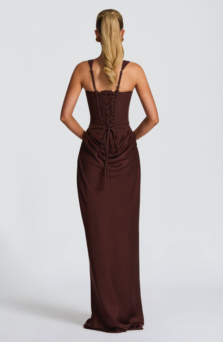Elisa™ | Vestido premium estructurado con falda satinada