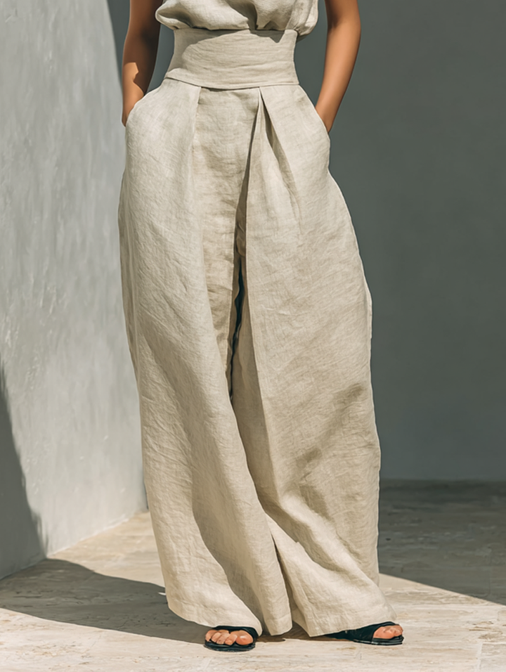 Marina™ | Conjunto de Algodón Beige
