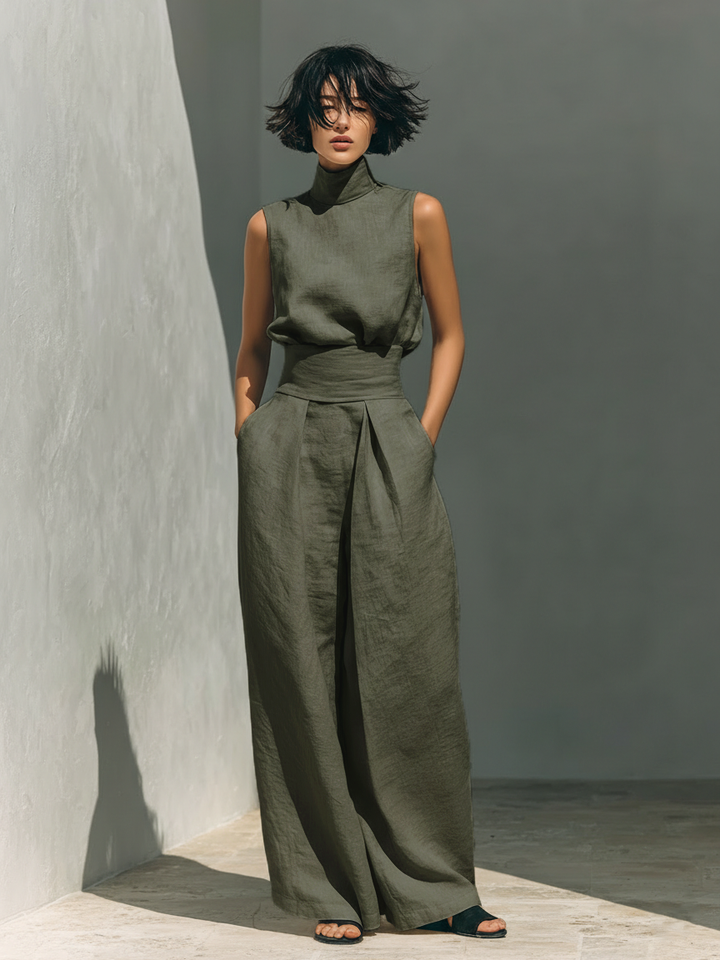 Marina™ | Conjunto de Algodón Beige