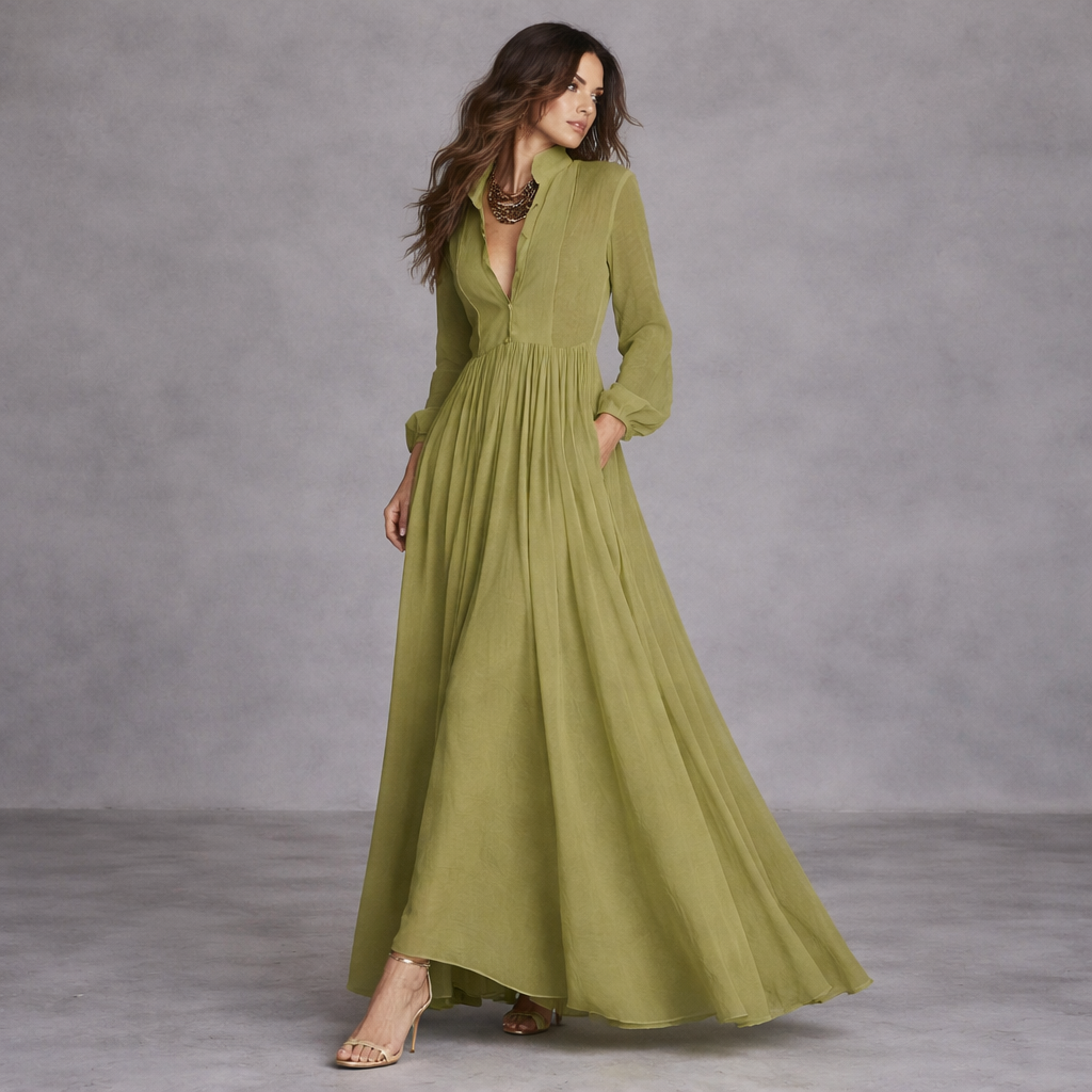 Regina™ | Vestido con Escote en V