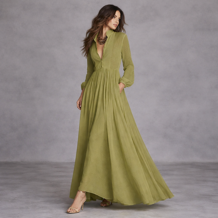 Regina™ | Vestido con Escote en V