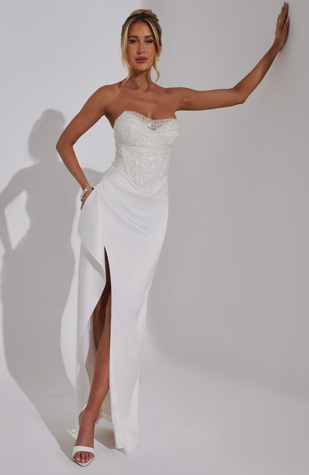 Viviana™ | Vestido de lujo con falda satinada