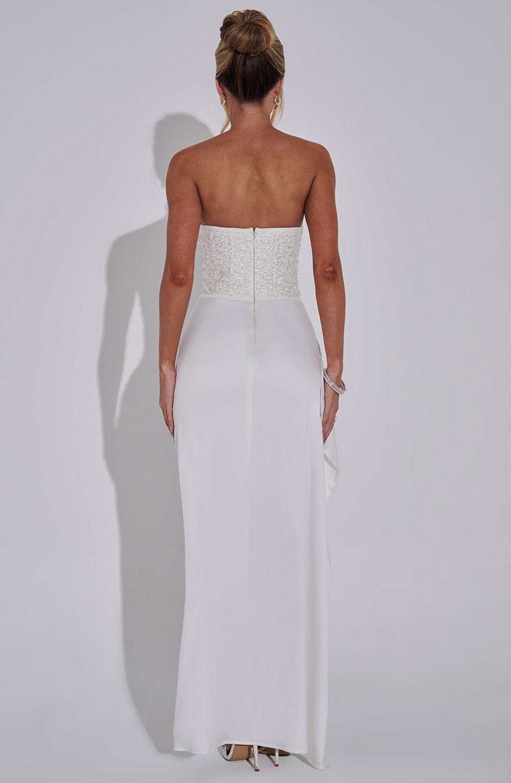 Viviana™ | Vestido de lujo con falda satinada