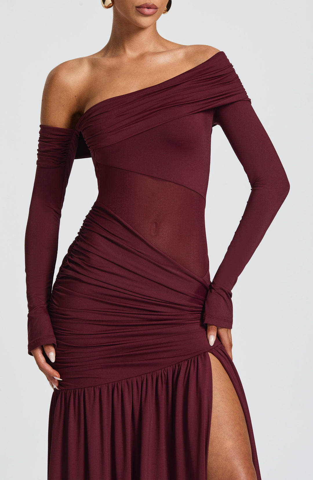 Selene™ | Vestido premium asimétrico con drapeado