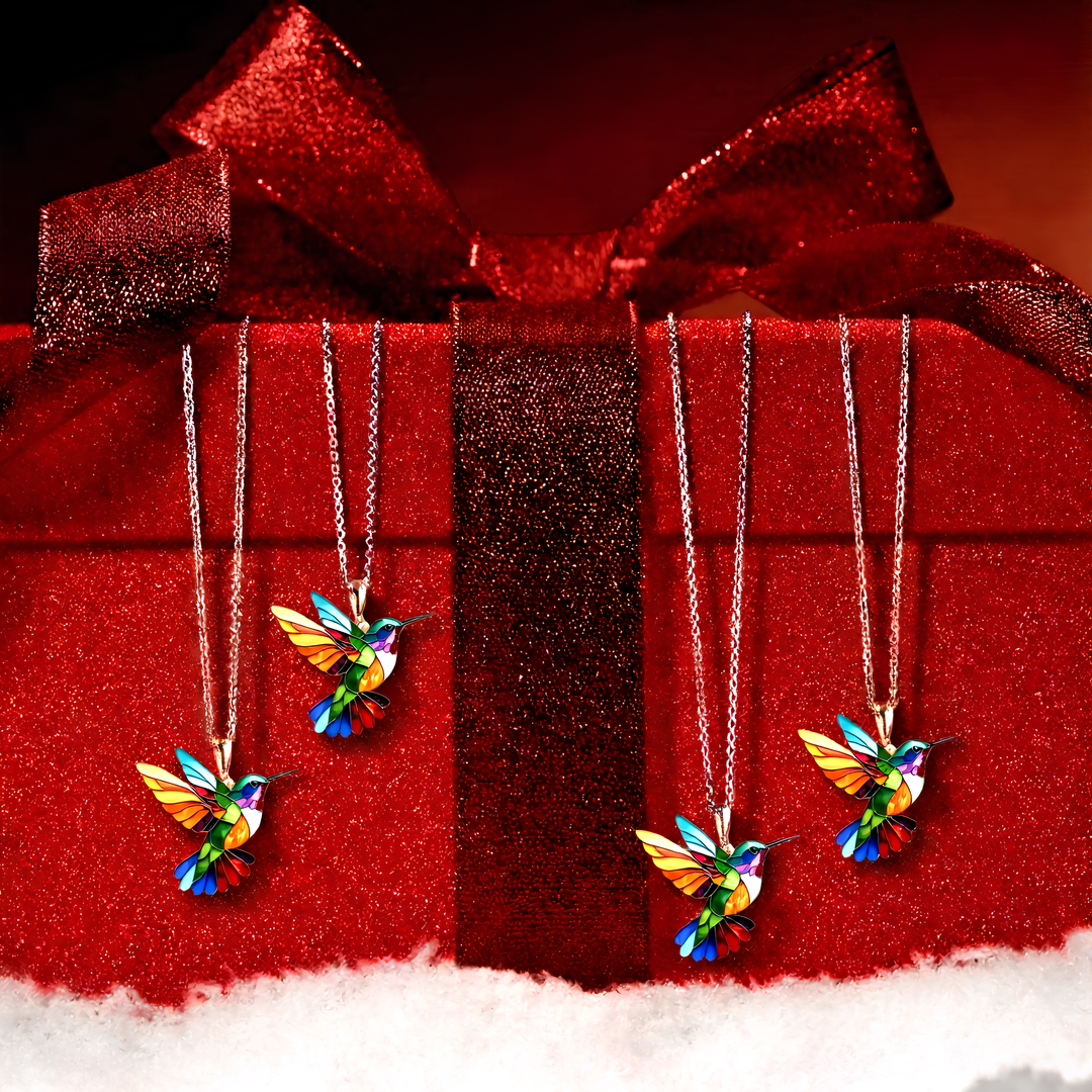 Yasmira™ | Pendientes De Colibrí Con Collar Gratis