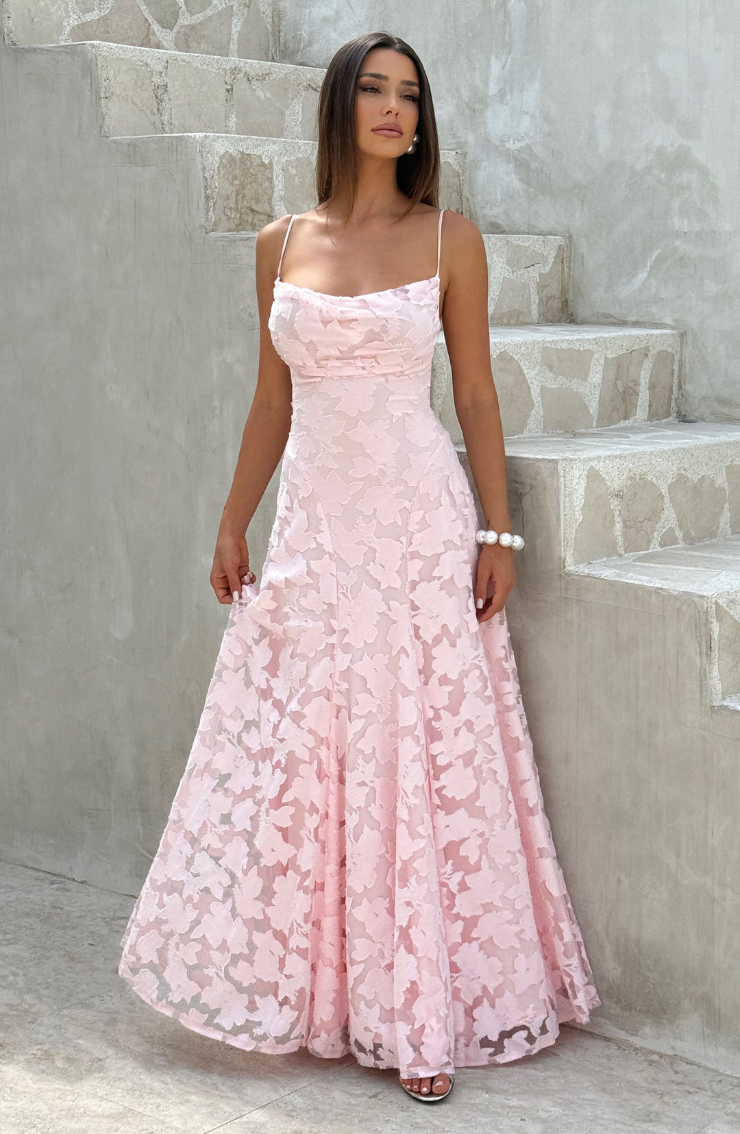 Floral Amélie™ | Vestido largo floral Nuit