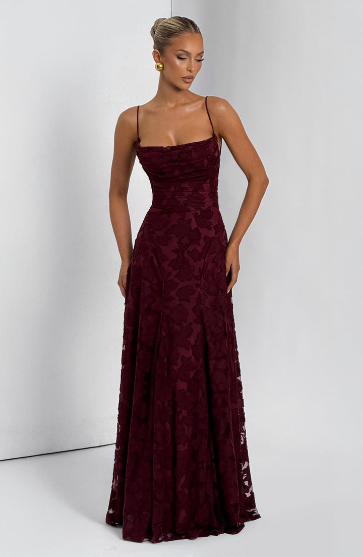 Elara™ | Vestido maxi premium floral