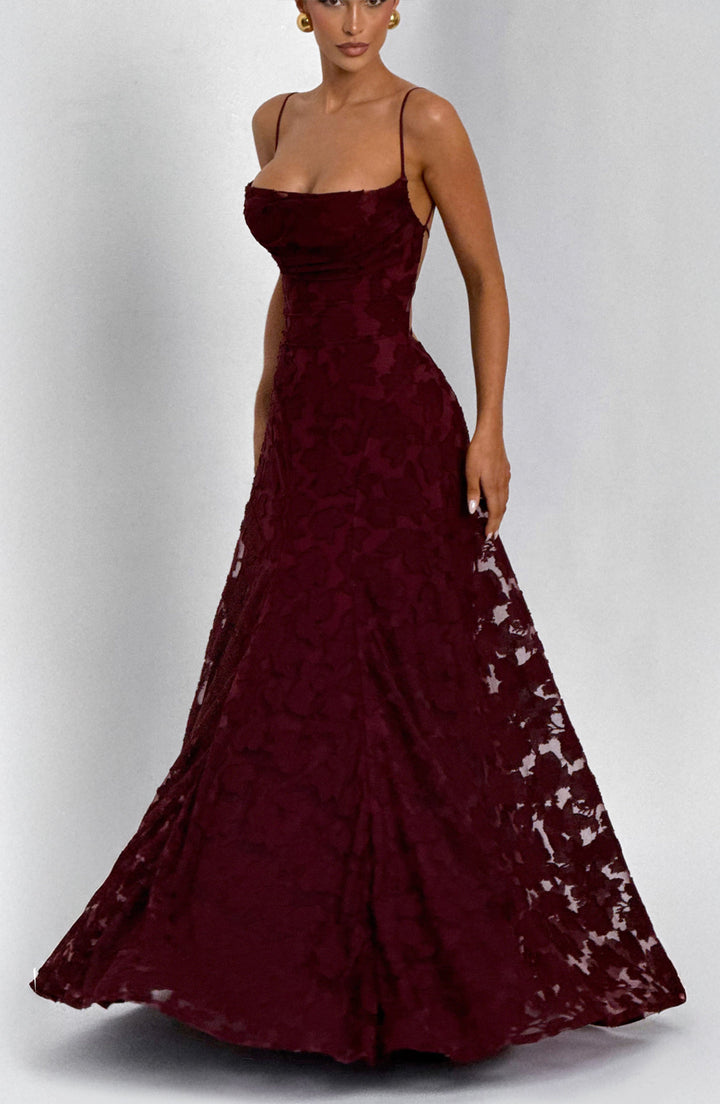 Floral Amélie™ | Vestido largo floral Nuit