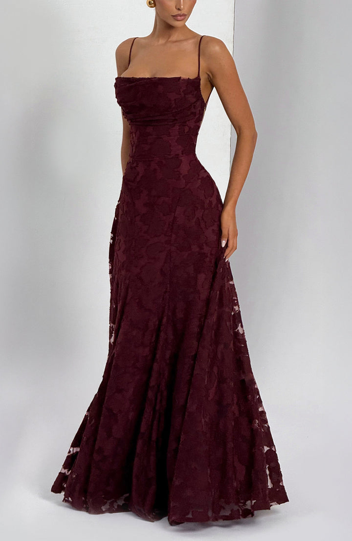 Floral Amélie™ | Vestido largo floral Nuit