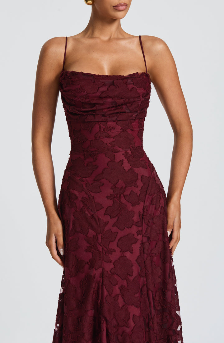 Elara™ | Vestido maxi premium floral