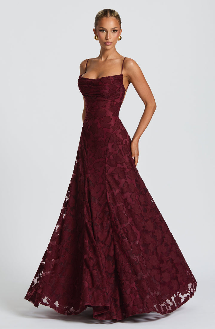 Elara™ | Vestido maxi premium floral