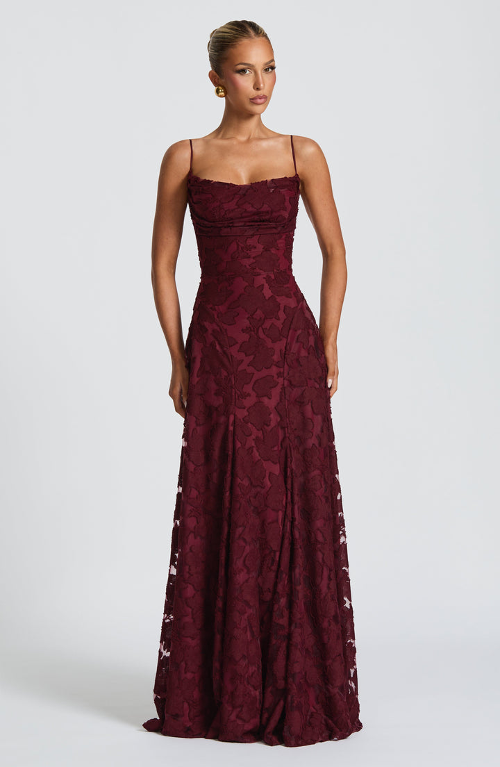 Floral Amélie™ | Vestido largo floral Nuit