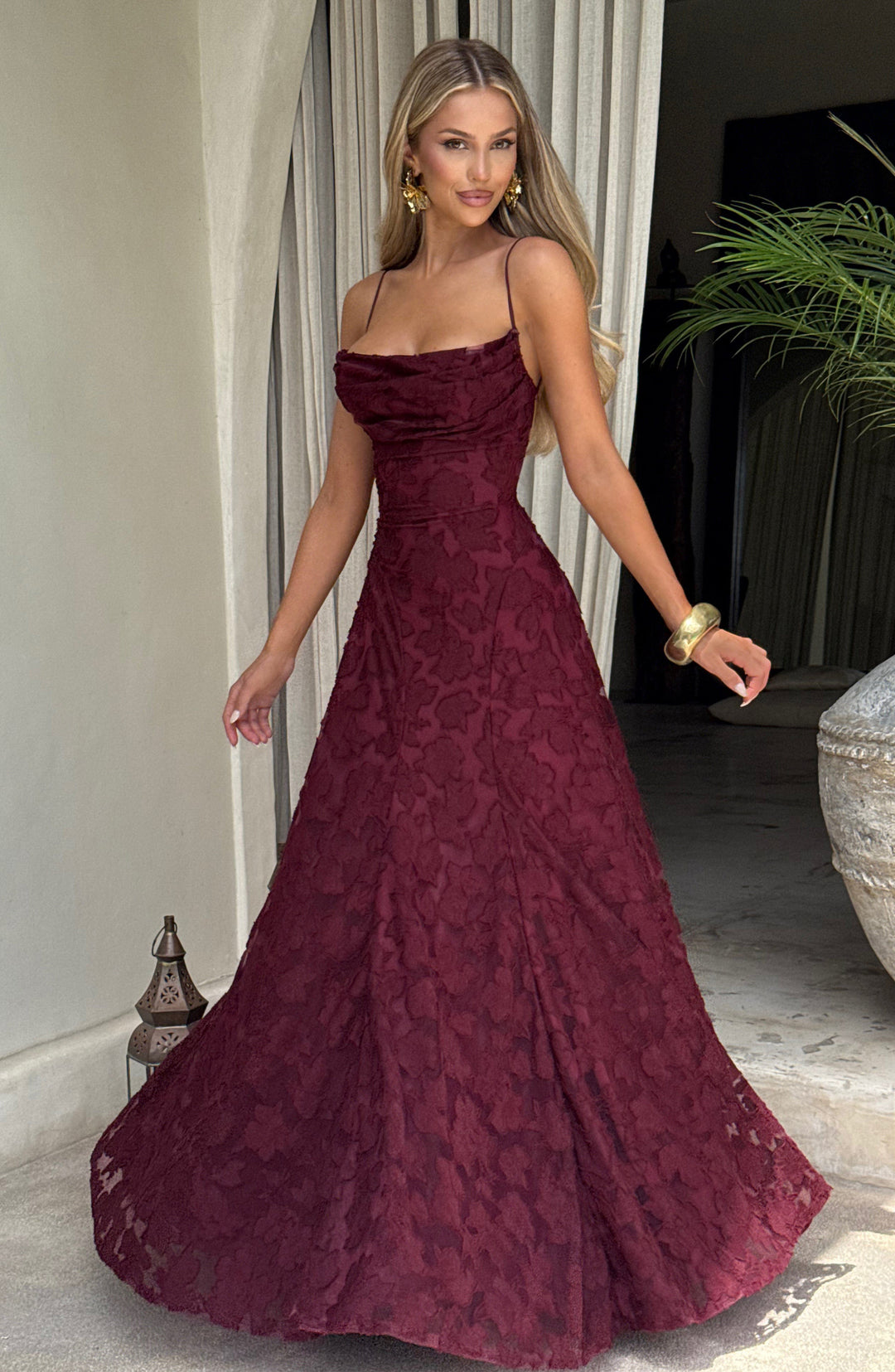 Elara™ | Vestido maxi premium floral