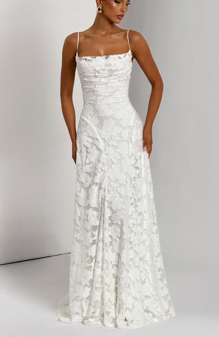 Floral Amélie™ | Vestido largo floral Nuit