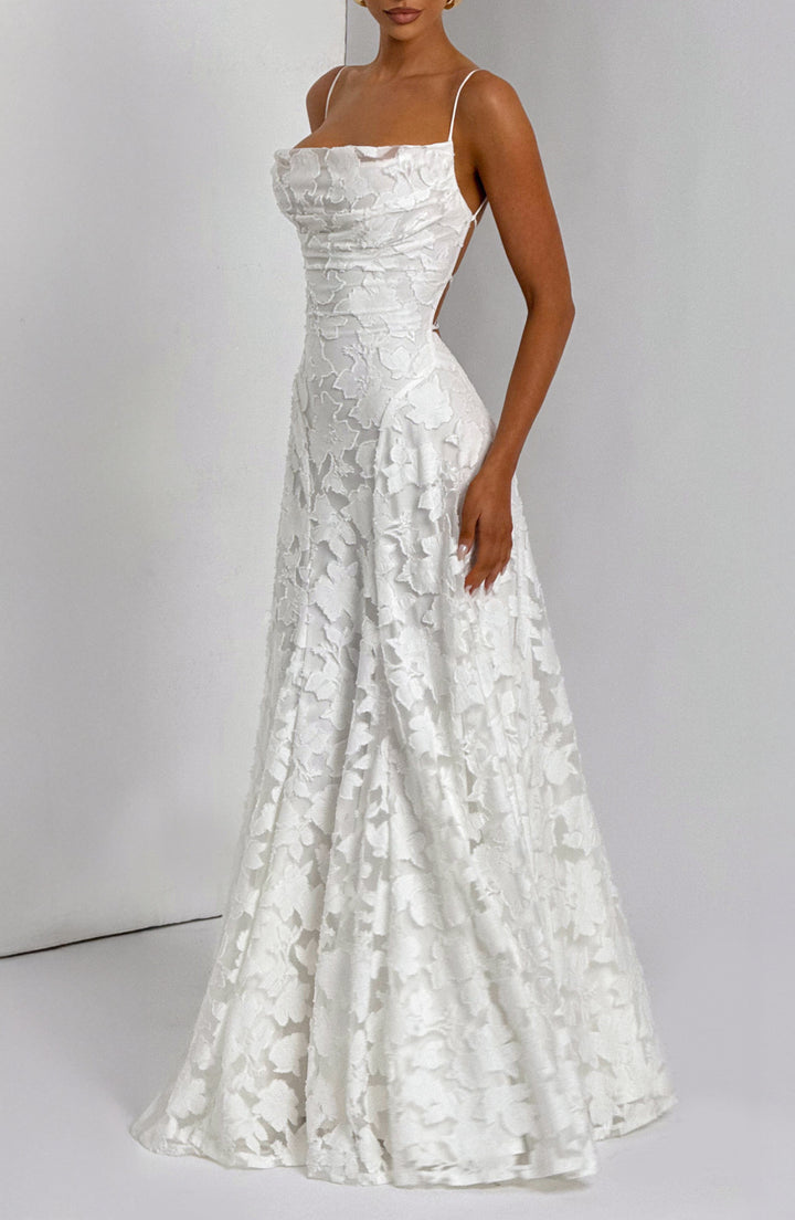 Floral Amélie™ | Vestido largo floral Nuit