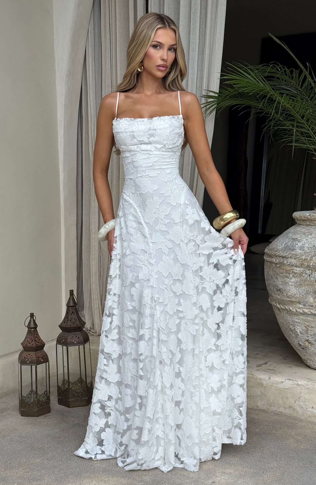 Floral Amélie™ | Vestido largo floral Nuit