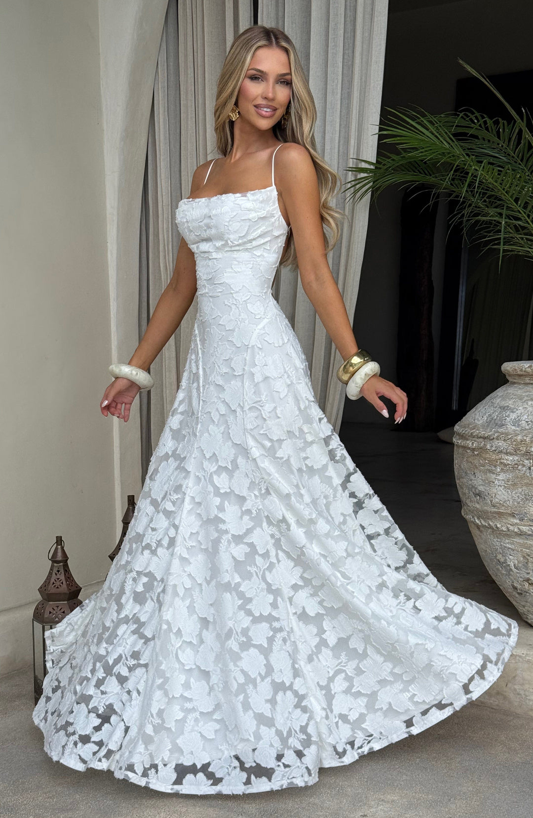 Elara™ | Vestido maxi premium floral