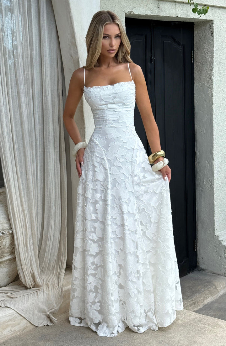Floral Amélie™ | Vestido largo floral Nuit